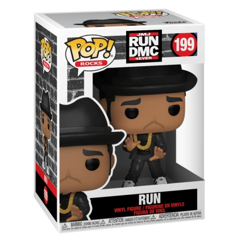 FUNKO POP! Rev Run #199 - RUN D.M.C. Hip-Hop Icon - Pop Rocks Collectible Series